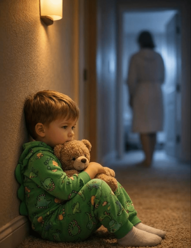 – Apa, anya kiabál az ajtó előtt? Fáj neki? – küldte egy hatéves fiú az apjának, miközben az üzleti úton volt. Az apja megkérte, hogy tartsa a telefont az ajtóhoz, és néhány másodperccel később hívta a rendőrséget.