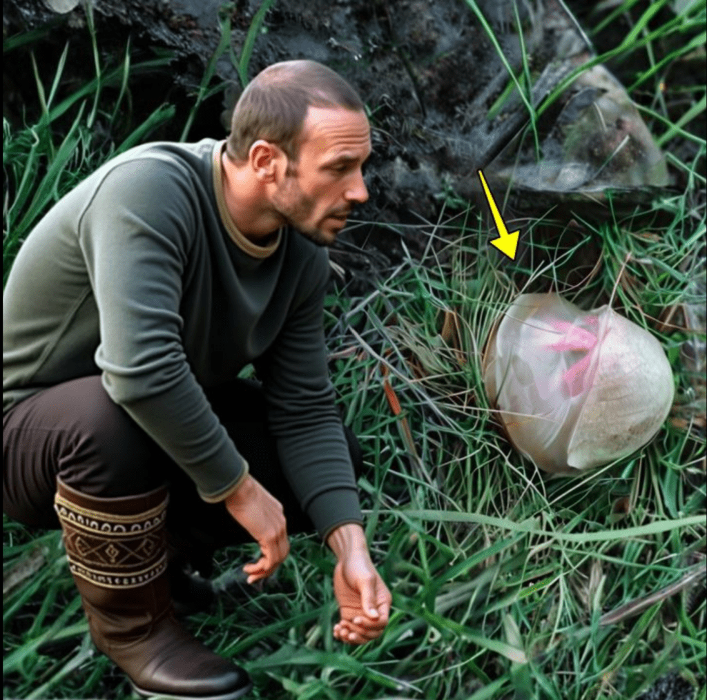 Egy férfi egy rejtélyes tojást fedezett fel a hátsó udvarban. Azonnal mindenki megdermedt, elbűvölve az előttük kibontakozó lenyűgöző látványtól.